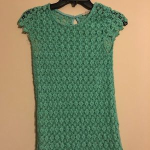 Turquoise Short Sleeve Top
